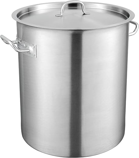 42 Quart VEVOR Stainless Steel Stockpot...