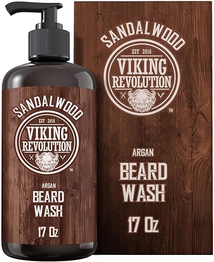 Viking Revolution Beard Wash Shampoo 17...