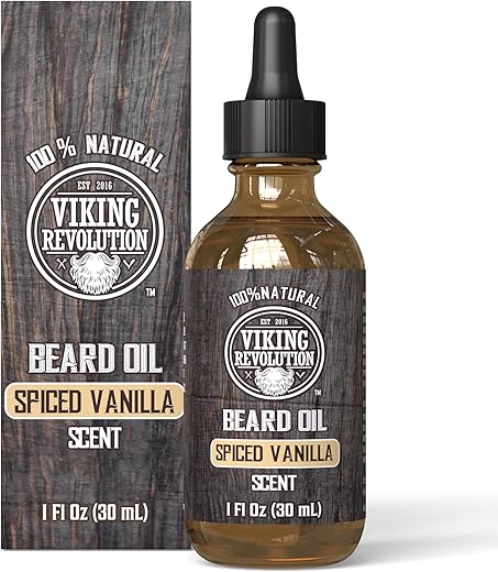All-Natural Spiced Vanilla Beard Oil fo...
