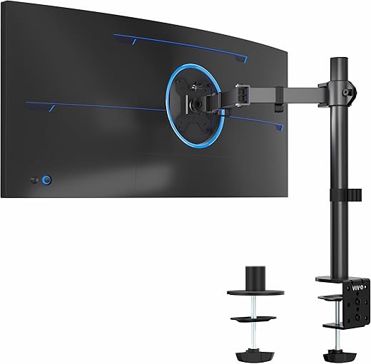 VIVO Adjustable Single Monitor Arm for ...