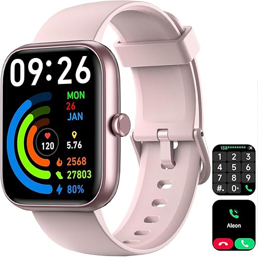 Bluetooth Smart Watch with Alexa, Heart...