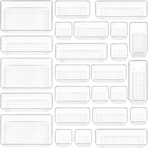 Vtopmart 25 PCS Acrylic Drawer Organize...