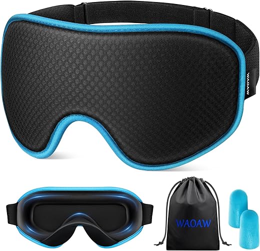 3D Blackout Sleep Mask – Adjustab...