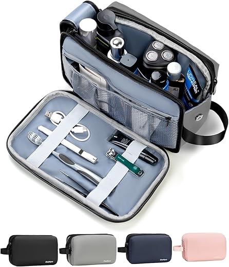 Water-Resistant Dopp Kit for Men –...