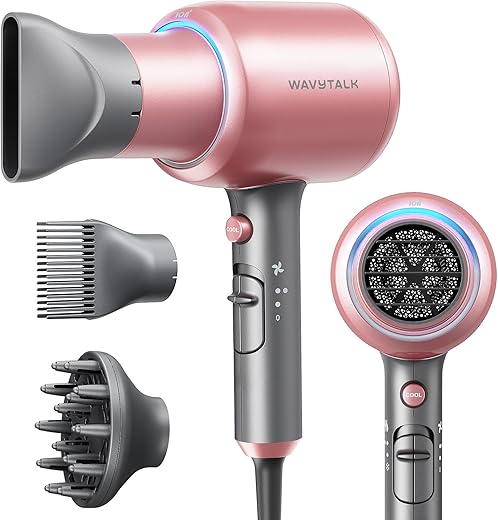 Wavytalk 1875W Ionic Hair Dryer with Di...