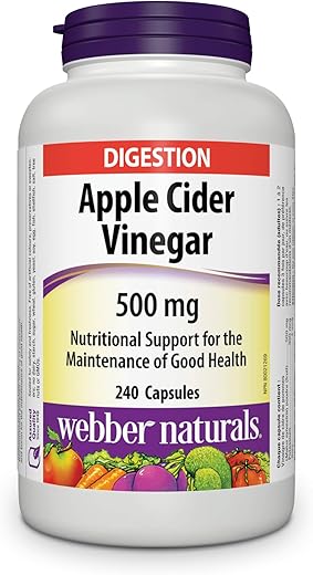 Sugar-Free Apple Cider Vinegar Capsules...