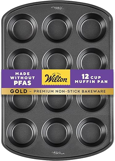 Wilton Nonstick 12-Cup Muffin Pan for P...