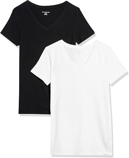 Women’s 2-Pack Classic-Fit V-Neck...