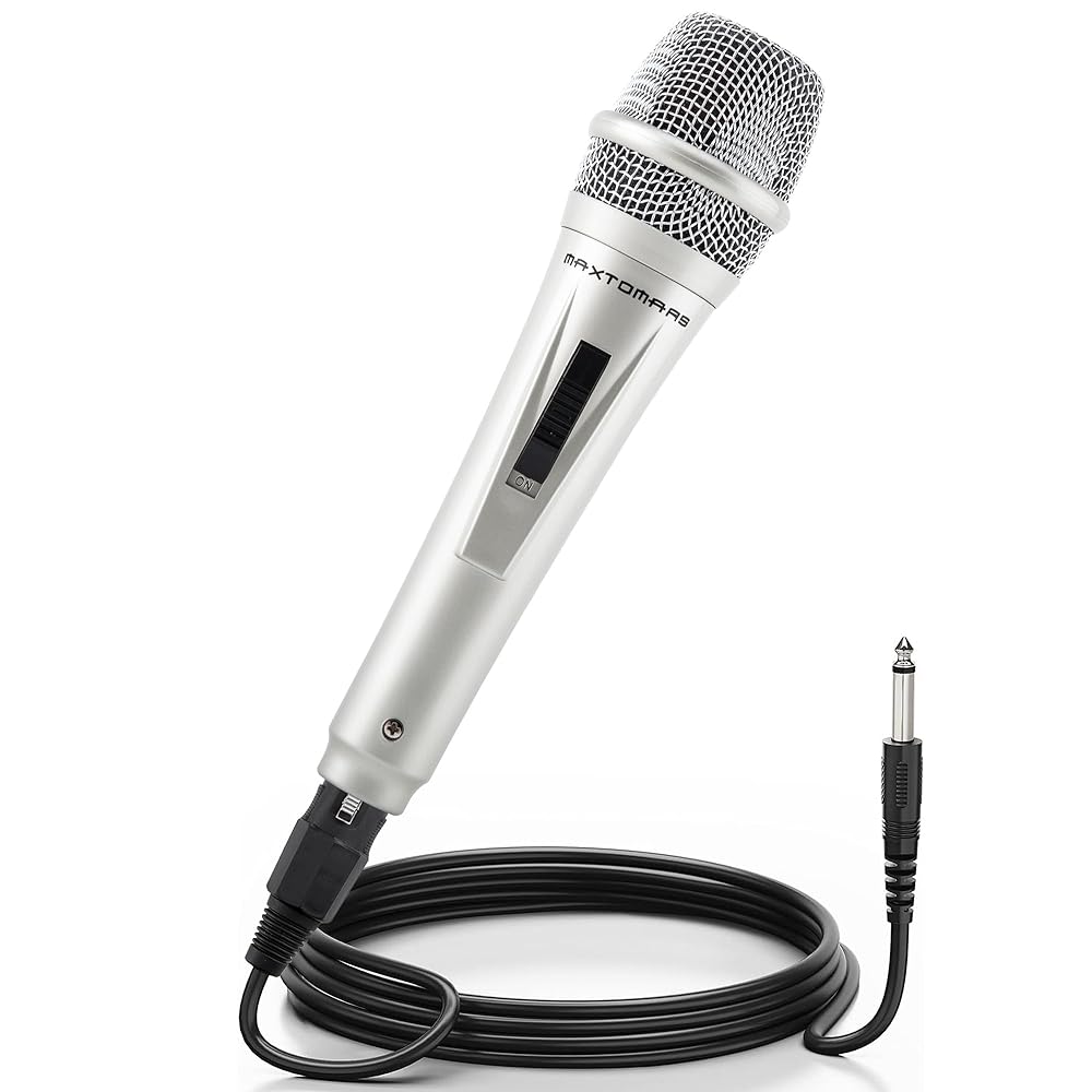 Adamantite Karaoke Microphone - Silver
