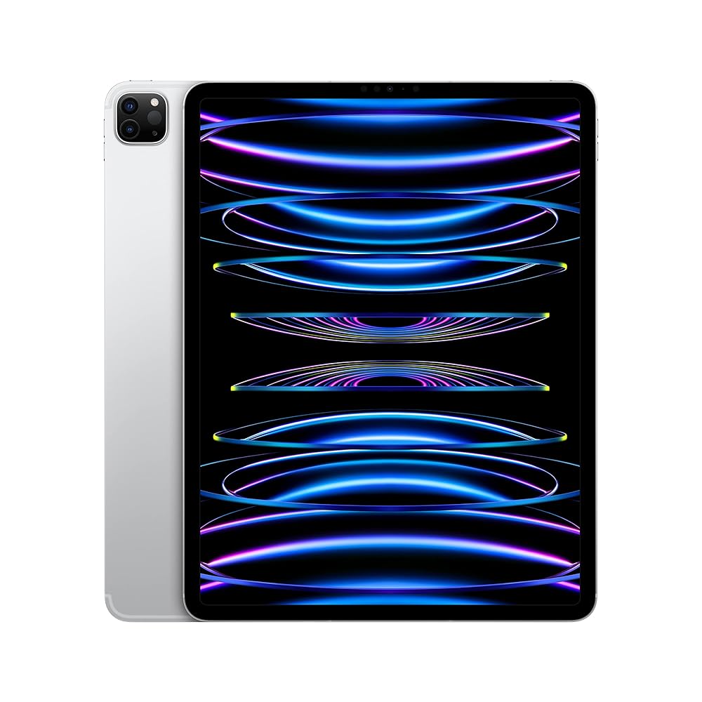 Apple iPad Pro 12.9" (6th Gen): M2 Chip, 256GB, Wi-Fi 6E + 5G, Silver