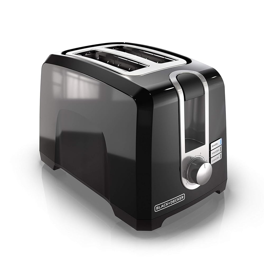 BLACK+DECKER T2569B 2-Slice Wide Slot Toaster