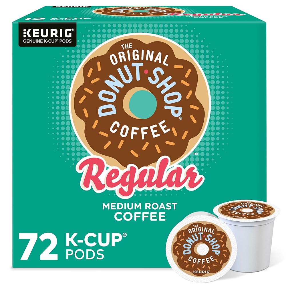 Donut Shop Regular K-Cup Pods, 72 Count