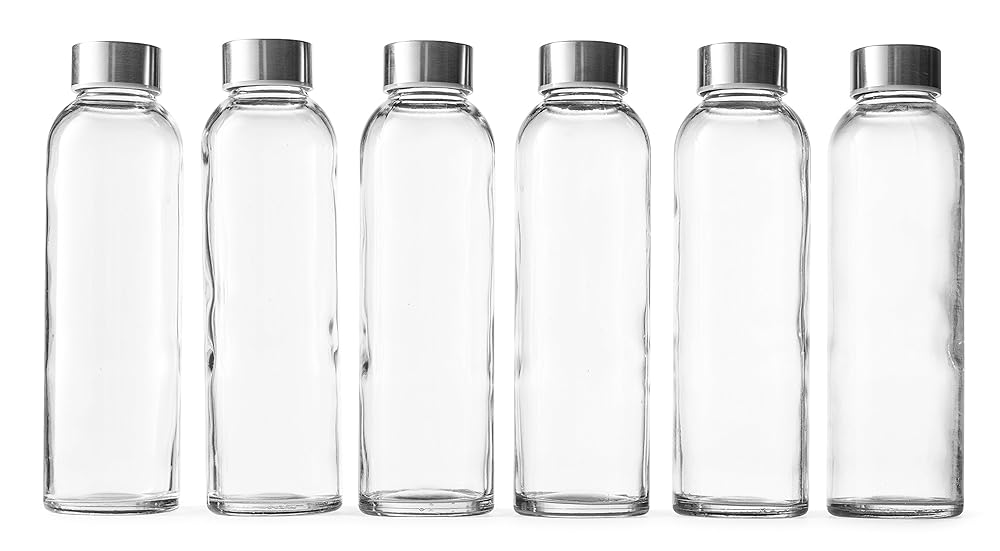 Epica Glass Bottles with Lids