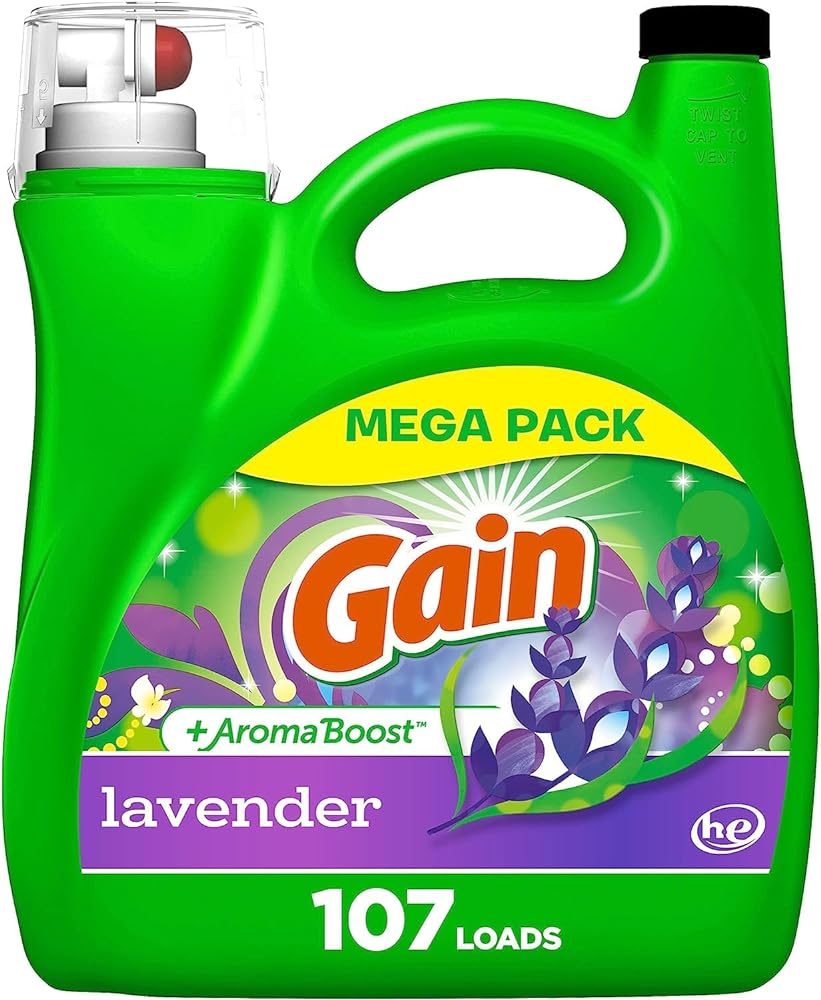 Gain Aroma Boost Lavender Laundry Detergent, 107 Loads