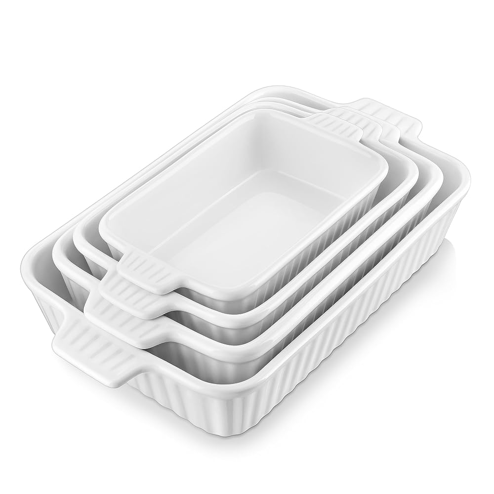 MALACASA Ceramic Bakeware Set