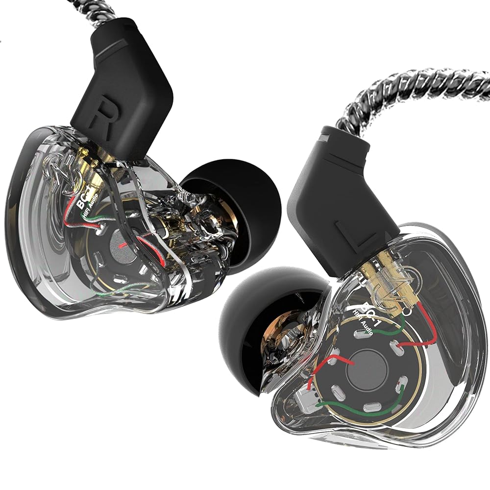 YINYOO CCZ In-Ear Monitors - Clear Black
