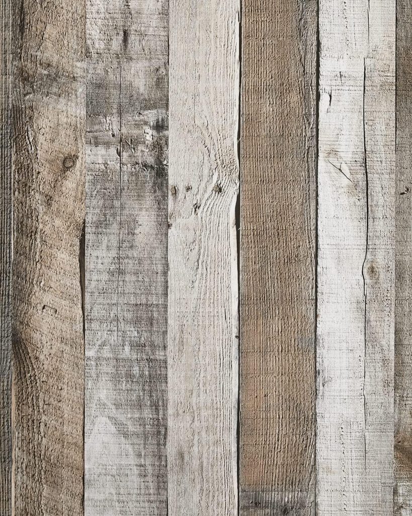 Yun-aeon Wood-Grey Contact Paper Peel and Stick Wallpaper