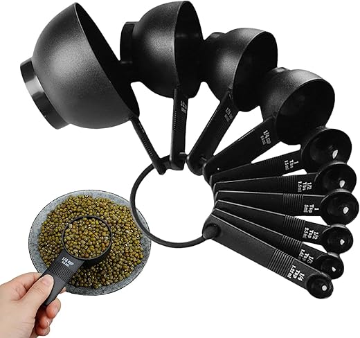 10-Piece Measuring Cups and Spoons Set ...
