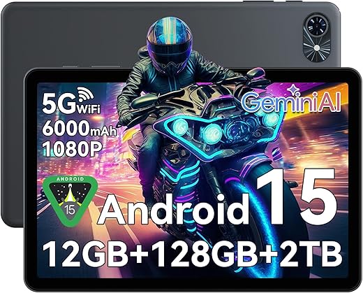 10-Inch Android Tablet, 12GB RAM, 128GB...