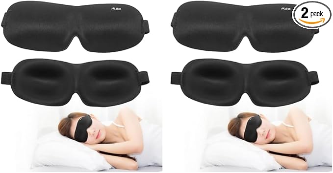 Comfortable 3D Contoured Sleep Eye Mask...