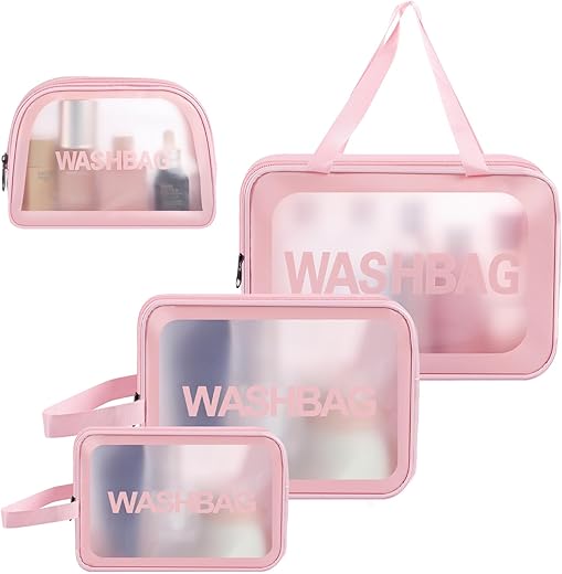 Clear Travel Toiletry Bags Set – ...