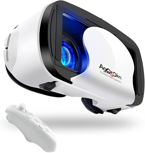 Adjustable 3D VR Headset with Controlle...