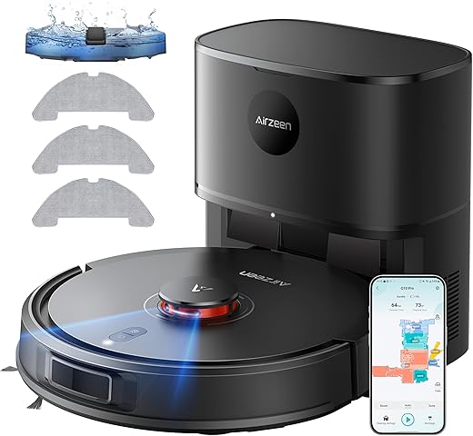 Airzeen Q10 Pro Robot Vacuum & Mop...