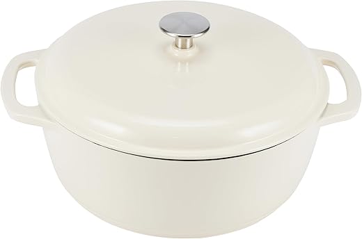 Enameled Cast Iron Round Dutch Oven ...