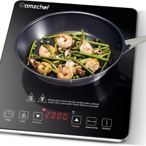 AMZCHEF Single Induction Cooker 2000W
