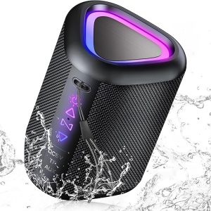 Aowoka Bluetooth Speaker with RGB Lighting