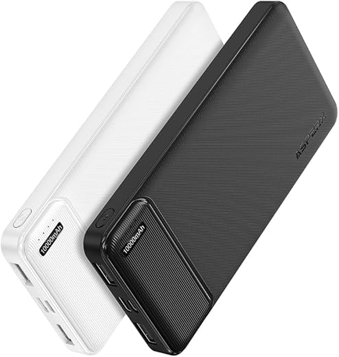 AsperX 2-Pack 10000mAh Fast Charging Po...