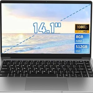 Auusda 14-Inch FHD Laptop with 8GB RAM