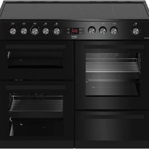 Beko 100cm Electric Range Cooker Black