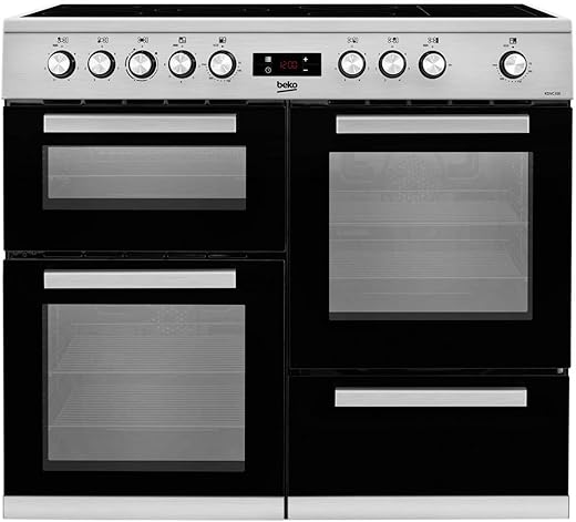 Beko 100cm Stainless Steel Double Oven ...