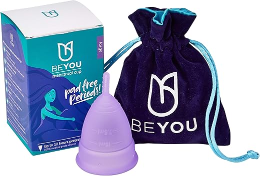 BeYou Large Menstrual Cup – Soft,...