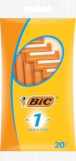 BIC 1 Sensitive Disposable Razors for M...