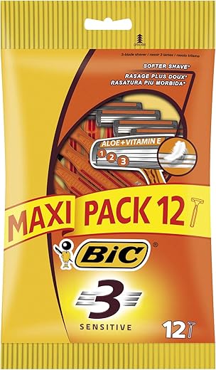 BIC 3 Sensitive Men’s Disposable ...