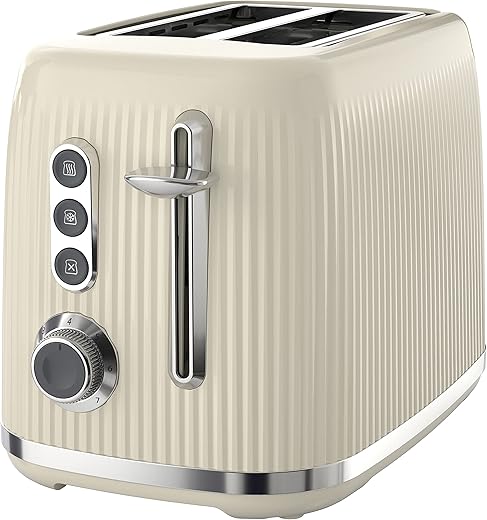 Breville Bold Cream & Silver 2-Sli...