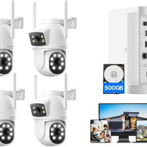 CAMCAMP Dual-Lens Wireless CCTV Camera System