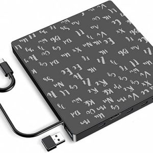 CARISSETT Portable External DVD Drive