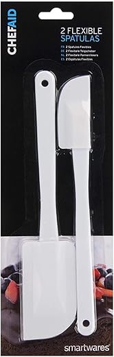 White Flexible Kitchen Spatulas –...