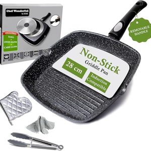 Chef Wonderful Non-Stick Griddle Pan 28cm