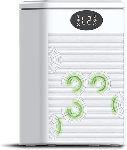 Compact 2200ml Dehumidifier for Home &#...