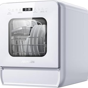Compact Portable Dishwasher with 9 Washing Programs