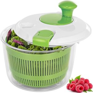 Compact Salad Spinner with Washing Basket