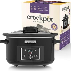 Crockpot Digital Slow Cooker with Hinged Lid