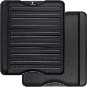 Denmay Reversible Cast Iron Griddle 34x40 CM