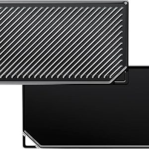 Denmay Reversible Cast Iron Griddle 42x24cm