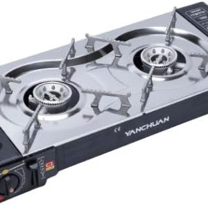 Durable 2-Burner Camping Gas Stove
