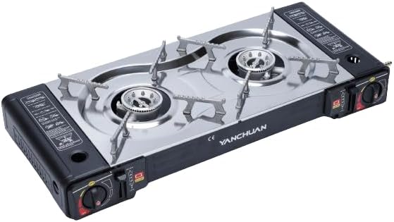 Portable 2-Burner Camping Gas Stove ...